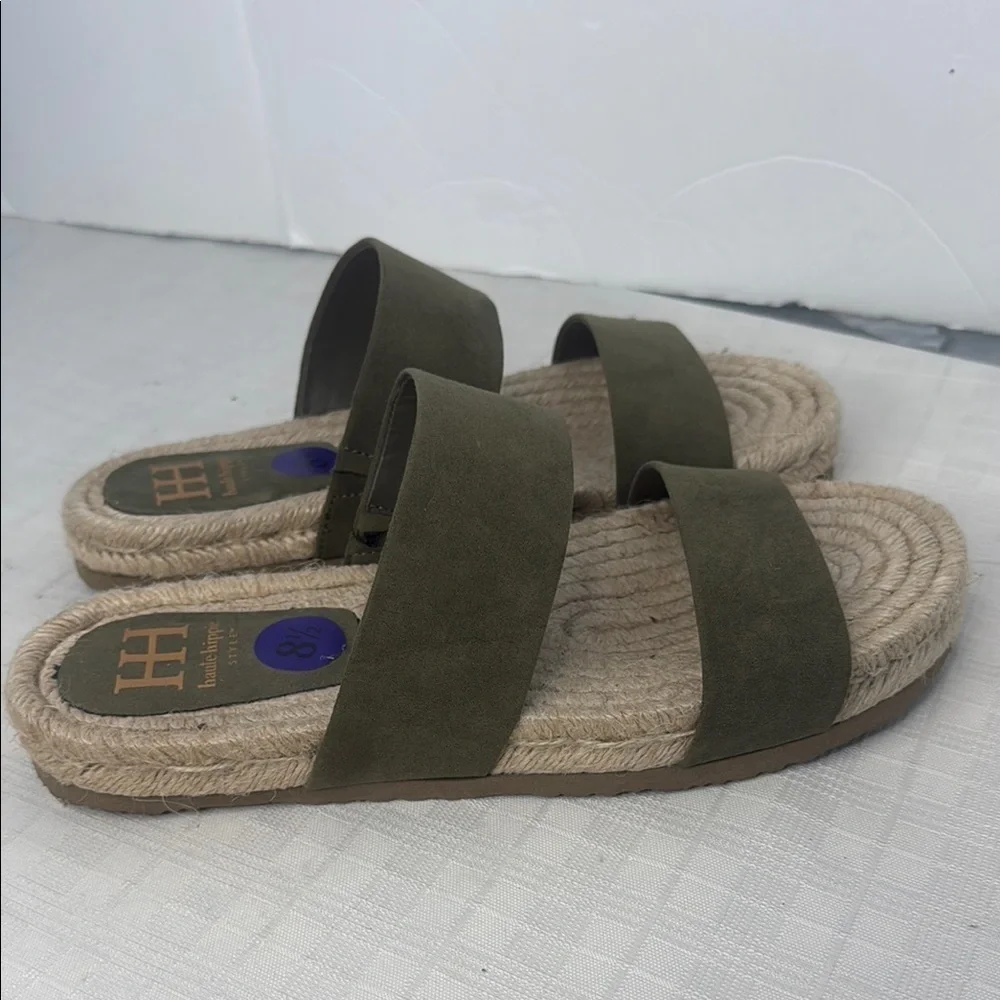 Haute Hippie nori Olive Green Women's Sandals